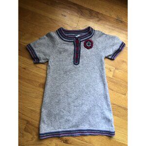 Monsoon Grey Heather Sweater Dress Size 2-3